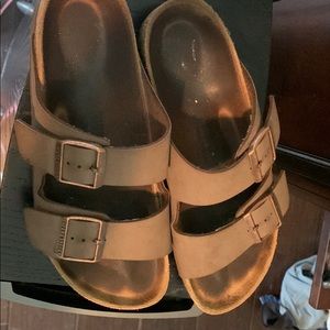 Brown Birkenstocks size 7